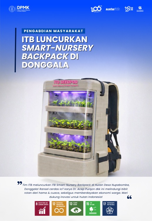 ITB Luncurkan Smart-Nursery Backpack di Donggala