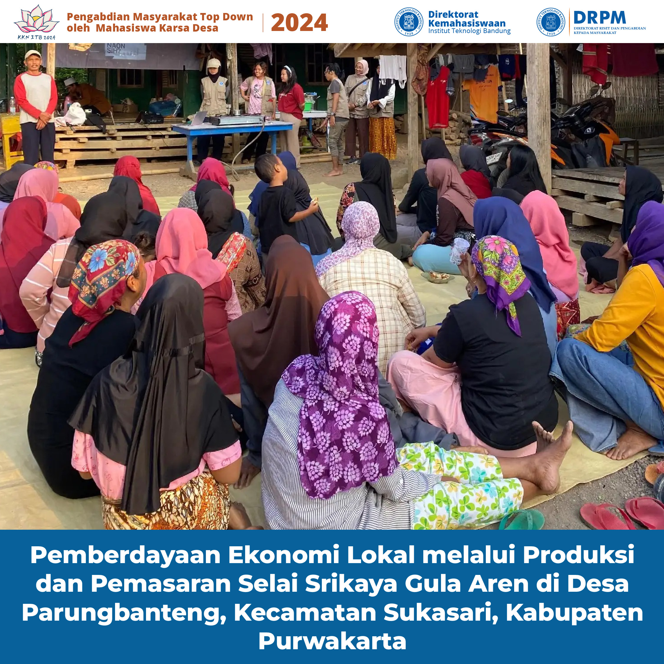 Mahasiswa KKN-D ITB Dorong Kewirausahaan di Desa Parungbanteng Tahun 2024